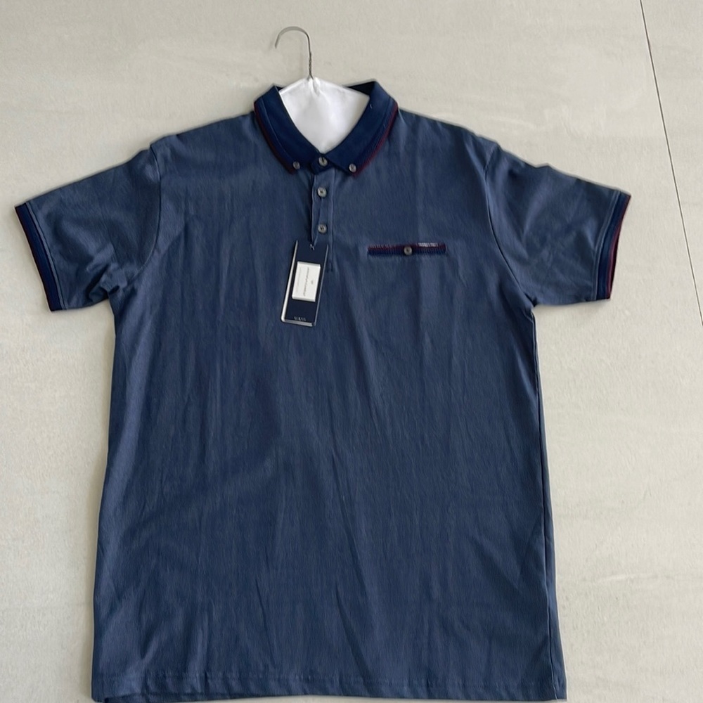 Mens Denim & Flowers polo shirt